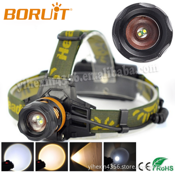 Hunting / Camping Headlamp Zoomable Headlight Rechargeable headlamps